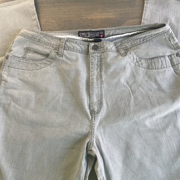 Chicos Chico’s Denim Light Green High Rise Jeans Pants Women’s Size 16 (X7) - Picture 2 of 10